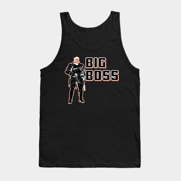 Metal Gear Solid Big Boss Tank Top by digitalage